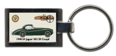 Jaguar XK120 FHC (wire wheels) 1948-54 Keyring 4